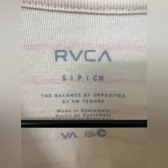 RVCA Cantina Striped T-Shirt Small - Picture 6 of 8